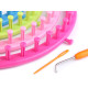 Knitting loom set for shawls, snoods, hats - As pictured (1 Set) Knitting loom set for shawls, snoods, hats - As pictured (1 Set)