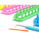 Straight knitting loom set for shawls, snoods, hats - As pictured (1 Set) Straight knitting loom set for shawls, snoods, hats - As pictured (1 Set)