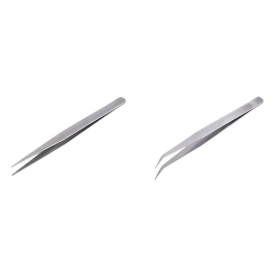 Pęseta metalowa długość 15cm - Nikiel (30 Sztuki) Pęseta metalowa długość 15cm - Nikiel (30 Sztuki)