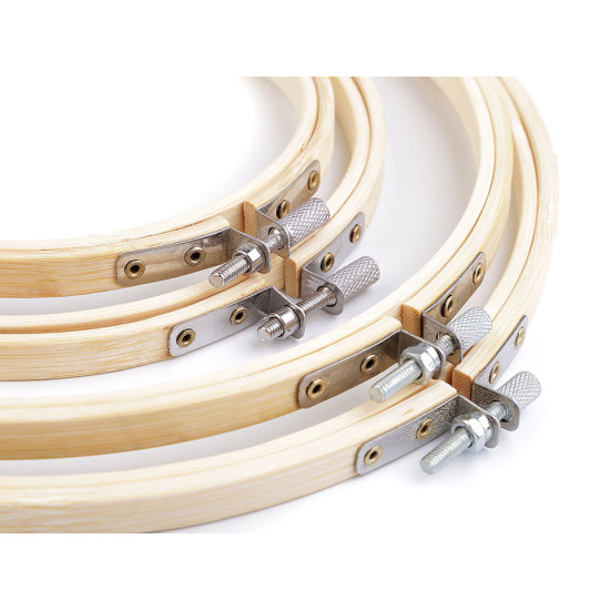 Bamboo embroidery hoop set - Bamboo light (1 Set)