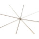 Gwiazda / śnieżynka druciana baza do nawlekania koralików ø9 cm - Platyna (50 Sztuki) Gwiazda / śnieżynka druciana baza do nawlekania koralików ø9 cm - Platyna (50 Sztuki)