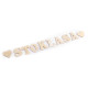 Self-adhesive wood letters in a storage box - Natural light (1 Box) Self-adhesive wood letters in a storage box - Natural light (1 Box)