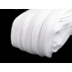 Cremallera continua de nailon del n.º 5 para cursores tipo bx - Blanco (50 Metros) Cremallera continua de nailon del n.º 5 para cursores tipo bx - Blanco (50 Metros)