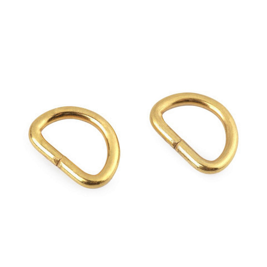 D-ring width 15 mm - Black nickel (100 Pieces)