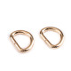 D-ring width 15 mm - Black nickel (100 Pieces)