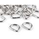 D-ring width 15 mm - Black nickel (100 Pieces)