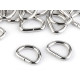 D-ring width 15 mm - Black nickel (100 Pieces)