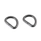 D-ring width 15 mm - Black nickel (100 Pieces)