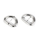 D-ring width 15 mm - Black nickel (100 Pieces)