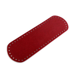 Dno do torebki 10x30 cm - Czerwony ciemn (1 Sztuka)