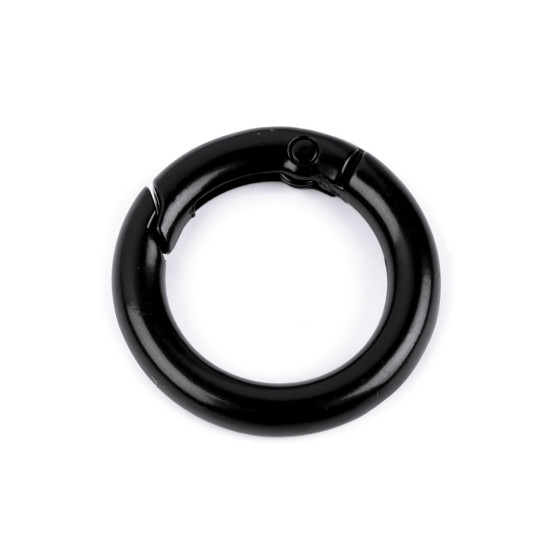 Karabińczyk okrągły / kółko na klucze ø18 mm - Różowozłota (50 Sztuki) Karabińczyk okrągły / kółko na klucze ø18 mm - Różowozłota (50 Sztuki)