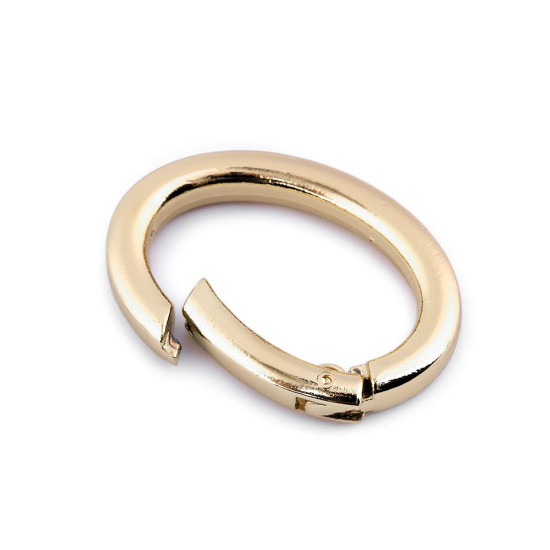 Design karabiner ellipse für handtaschen / schlüssel - Altmessing (1 Stück) Design karabiner ellipse für handtaschen / schlüssel - Altmessing (1 Stück)