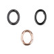Design karabiner ellipse für handtaschen / schlüssel - Altmessing (1 Stück) Design karabiner ellipse für handtaschen / schlüssel - Altmessing (1 Stück)