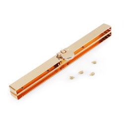 Bigle do torby 12 cm bez zaciskania - Różowozłota (1 Sztuka)