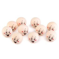 Cotton watte heads / diy ø30 mm - Nude (10 Pieces)
