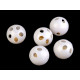 Grzechotka okrągła do zabawek ø2,8 cm - White (5 Sztuki) Grzechotka okrągła do zabawek ø2,8 cm - White (5 Sztuki)