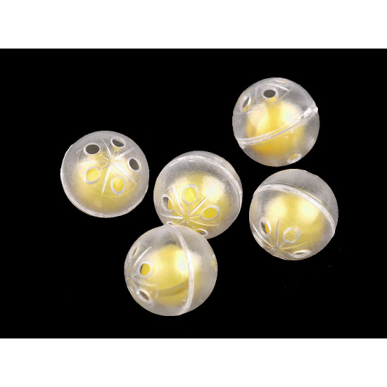 Grzechotka okrągła do zabawek ø2,4 cm - Transparent (50 Sztuki) Grzechotka okrągła do zabawek ø2,4 cm - Transparent (50 Sztuki)