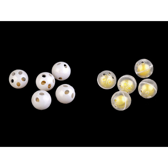 Grzechotka okrągła do zabawek ø2,4 cm - Transparent (50 Sztuki) Grzechotka okrągła do zabawek ø2,4 cm - Transparent (50 Sztuki)