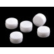Grzechotka płaska ø22 mm - White (5 Sztuki) Grzechotka płaska ø22 mm - White (5 Sztuki)