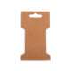 Karta papierowa natural 6,6x11,5 cm z wycięciem - Naturalny brąz (20 Sztuki) Karta papierowa natural 6,6x11,5 cm z wycięciem - Naturalny brąz (20 Sztuki)