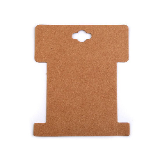 Karta papierowa natural 8,6x10,2 cm z wycięciem - Naturalny brąz (500 Sztuki) Karta papierowa natural 8,6x10,2 cm z wycięciem - Naturalny brąz (500 Sztuki)