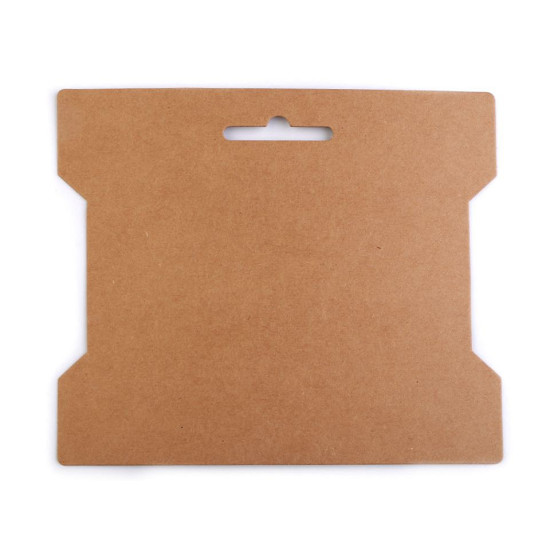 Karta papierowa natural 14x16,3 cm z wycięciem - Naturalny brąz (100 Sztuki) Karta papierowa natural 14x16,3 cm z wycięciem - Naturalny brąz (100 Sztuki)