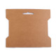 Karta papierowa natural 14x16,3 cm z wycięciem - Naturalny brąz (100 Sztuki) Karta papierowa natural 14x16,3 cm z wycięciem - Naturalny brąz (100 Sztuki)