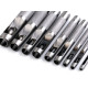Hollow punch set for fabric and leather - Nickel (2 Sets) Hollow punch set for fabric and leather - Nickel (2 Sets)