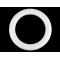 Diy polystyrene / styrofoam wreath ø24 cm - White (1 Piece)