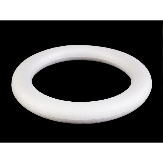 Wieniec styropianowy ø24 cm - White (1 Sztuka) Wieniec styropianowy ø24 cm - White (1 Sztuka)
