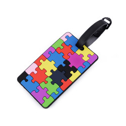 Suitcase / luggage name tag - Multicolor (1 Piece)