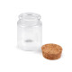 Buteleczka szklana 46x65 mm z korkiem - Transparent (6 Fiolki) Buteleczka szklana 46x65 mm z korkiem - Transparent (6 Fiolki)