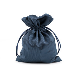 Bourse/sac cadeau satiné, 13 x 18 cm - Bleu fonçé (1 Pièce)