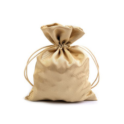 Bourse/sac cadeau satiné, 13 x 18 cm - Or lt. (1 Pièce)