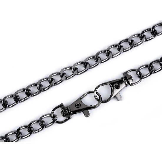 Łańcuszek do torebki z reliefem, z karabińczykiem, długość 120 cm - Różowozłota (4 Sztuki) Łańcuszek do torebki z reliefem, z karabińczykiem, długość 120 cm - Różowozłota (4 Sztuki)