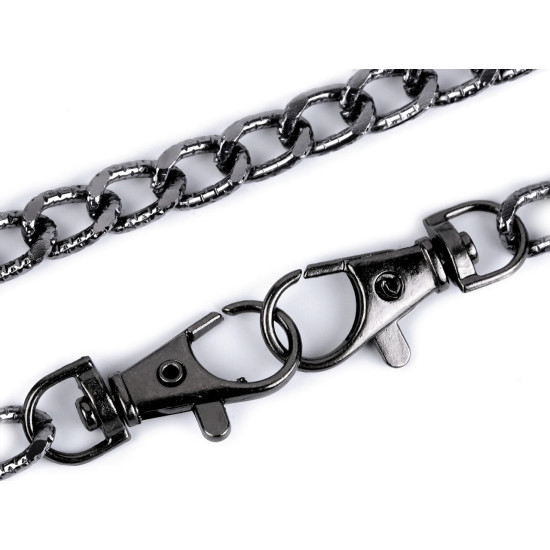 Łańcuszek do torebki z reliefem, z karabińczykiem, długość 120 cm - Różowozłota (4 Sztuki) Łańcuszek do torebki z reliefem, z karabińczykiem, długość 120 cm - Różowozłota (4 Sztuki)