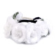 Bandeau élastique à fleurs - Blanc (2 Pièces) Bandeau élastique à fleurs - Blanc (2 Pièces)