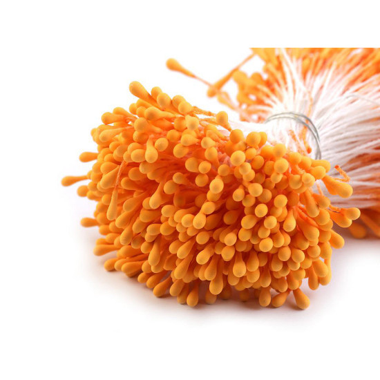 Artificial flower pistils / stamens - Cream lightest (30 Bunches) Artificial flower pistils / stamens - Cream lightest (30 Bunches)