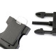 Klamra z regulatorem, gwizdkiem i kompasem szerokość 20 mm - Czarny (1 Sztuka) Klamra z regulatorem, gwizdkiem i kompasem szerokość 20 mm - Czarny (1 Sztuka)