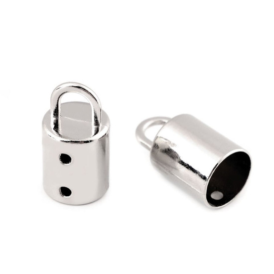 Capăt metalic șnur, ø14 mm - Auriu rose (10 Bucăți) Capăt metalic șnur, ø14 mm - Auriu rose (10 Bucăți)