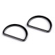 D-ring halbring breite 30 mm flach waschbar - Altmessing (100 Stücke) D-ring halbring breite 30 mm flach waschbar - Altmessing (100 Stücke)