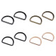 D-ring halbring breite 30 mm flach waschbar - Altmessing (100 Stücke) D-ring halbring breite 30 mm flach waschbar - Altmessing (100 Stücke)
