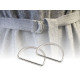 D-ring halbring breite 30 mm flach waschbar - Altmessing (100 Stücke) D-ring halbring breite 30 mm flach waschbar - Altmessing (100 Stücke)