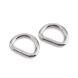 Półkółko szerokość 20 mm - Nikiel (10 Sztuki)