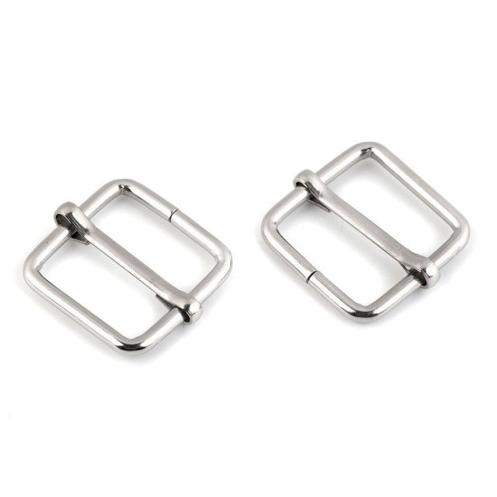 Adjustable slide square buckle width 20 mm - Gold lt. (10 Pieces) Adjustable slide square buckle width 20 mm - Gold lt. (10 Pieces)