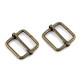 Adjustable slide square buckle width 20 mm - Gold lt. (10 Pieces) Adjustable slide square buckle width 20 mm - Gold lt. (10 Pieces)
