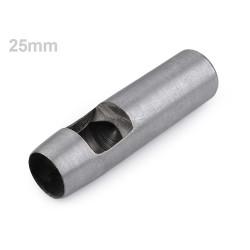 Fabric hole puncher / cutter ø25 mm, ø26 mm, ø28 mm, ø32 mm - Nickel (1 Piece)