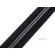 Continuous nylon silver teeth zipper no 10 - Black (100 Meters)