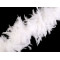 Boa - piume di tacchino, 90 g lunghezza: 1,8 m - Bianco (1 Pezzo)