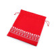 Sac cadeau de noël, 30 x 35 cm - Gris (1 Pièce) Sac cadeau de noël, 30 x 35 cm - Gris (1 Pièce)